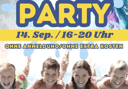 Plakat der Splah Party, © Veranstalter