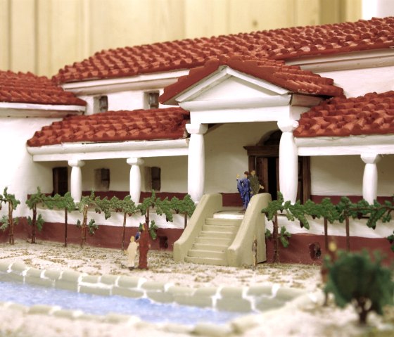 Modell der R&ouml;mischen Villa Holsthum, &copy; Elke Wagner