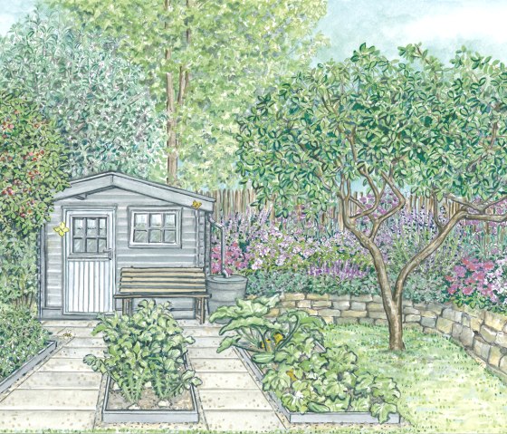 Gartenkultur Eifel klimaangepasste Pflanzen, &copy; Naturpark S&uuml;deifel/Sabine Dubb.