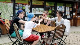 Auf der Terrasse von Teufels Küche, © Marcus Lutz