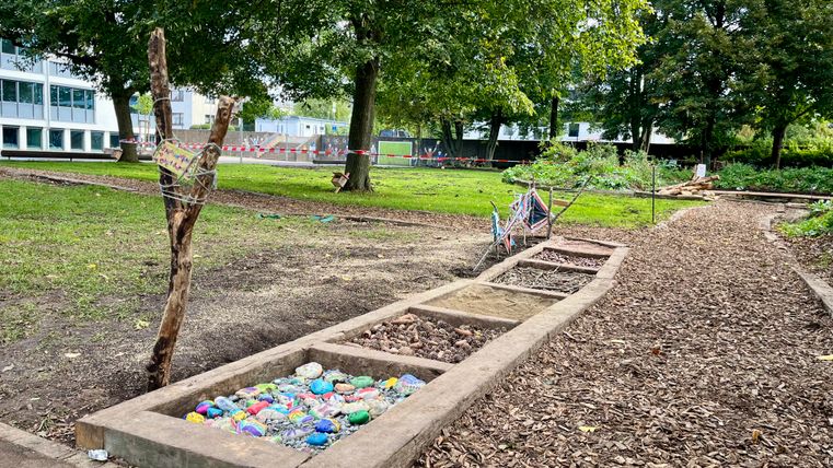 Barfußpfad Grundschule Wolsfeld