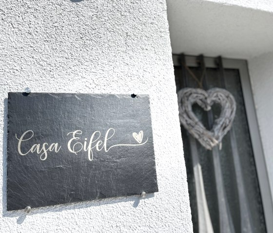 Schild Casa Eifel, &copy; Casa Eifel