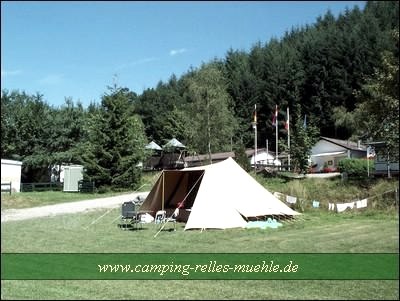 Zelt, © Camping Relles Mühle