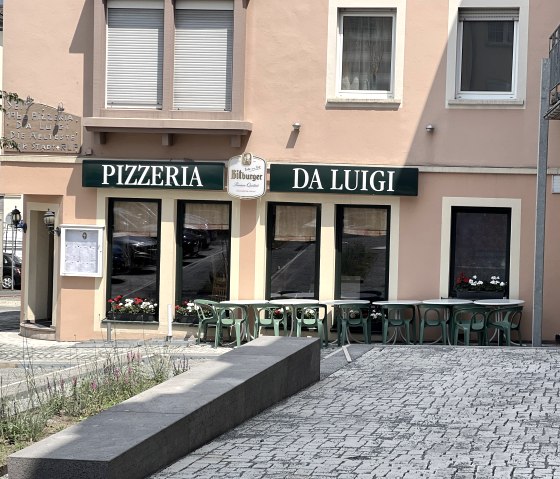 Da Luigi - Aussenansicht - Biergarten, &copy; TI Bitburger Land