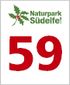 Logo des Naturparks Südeifel mit der Zahl 59 darunter.