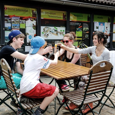 Auf der Terrasse von Teufels Küche, © Marcus Lutz