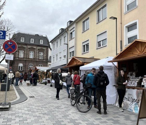 St&auml;nde am Beda Markt in Bitburg, &copy; TI Bitburger Land