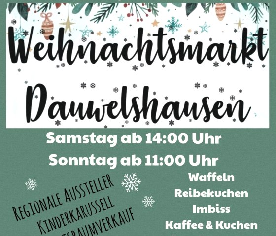 Weihnachtsmarkt in Dauweilshausen, © Gemeinde Dauwelshausen