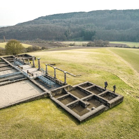R&ouml;mische Villa Holsthum von oben, &copy; Eifel Tourismus GmbH, D. Ketz