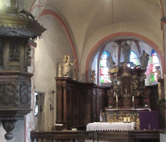 Johanniterkirche Roth an der Our Innenraum, &copy; Felsenland S&uuml;deifel Tourismus GmbH