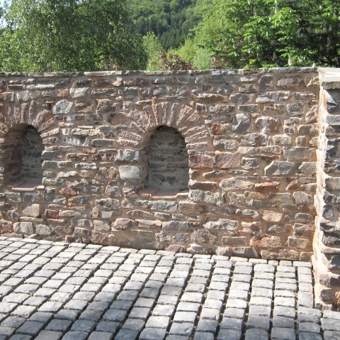 Römische Mauer Replik, © Petra Groben