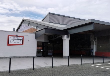 Eissporthalle Bitburg außen, © TI Bitburger Land