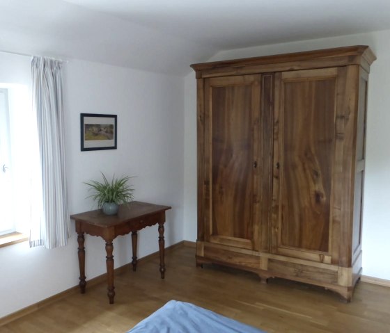 Blaue Ferienwohnung - Schlafzimmer, &copy; Irreler M&uuml;hle Ferienwohnungen & -h&auml;user