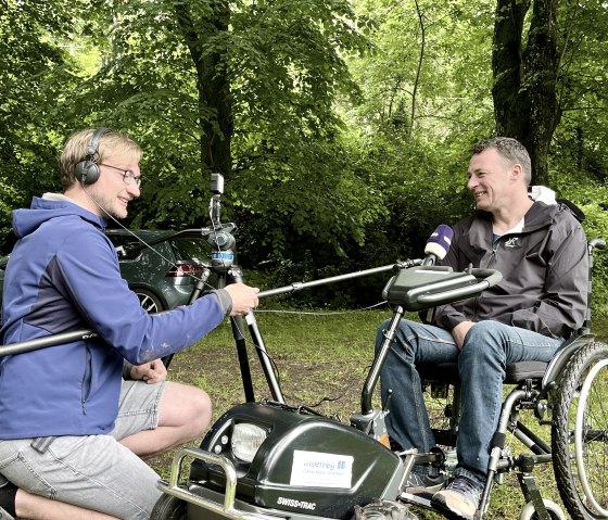 Dreh SWR Landesschau, © Naturpark Südeifel/Ansgar Dondelinger