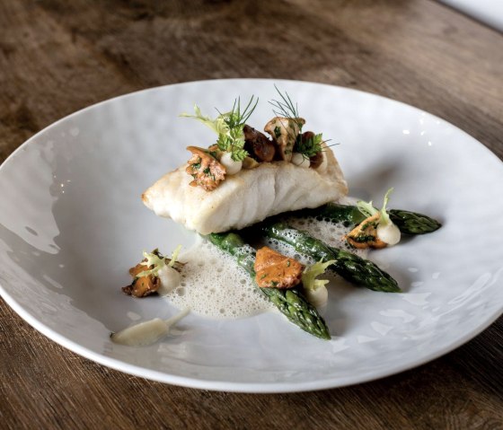 Fischgericht Schloss Niederweis, &copy; Schloss Niederweis