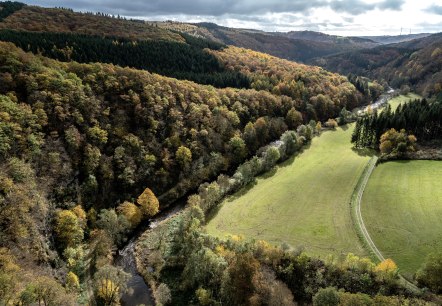 Nat'Our Route 1 Luftaufnahme, © Naturpark Südeifel/Philipp Köhler