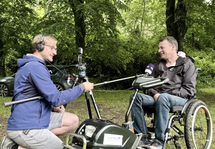 Dreh SWR Landesschau, &copy; Naturpark S&uuml;deifel/Ansgar Dondelinger
