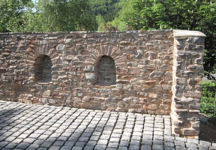Römische Mauer Replik, © Petra Groben