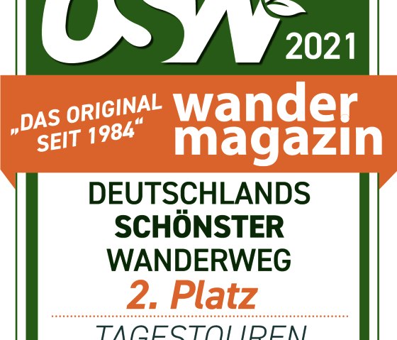 Deutschlands sch&ouml;nster Wanderweg Platz 2