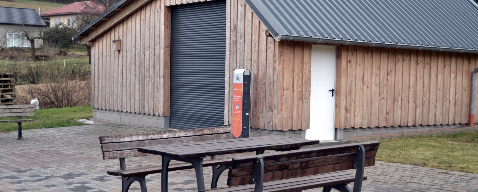 E Bike Ladestation, &copy; Dietmar Langner