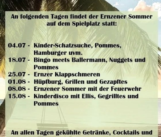 Ernzener Sommer 2025, © Gemeinde Ernzen