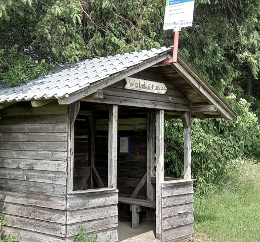 Schutzhütte am Treffpunkt, © Hans-Peter Dimmer