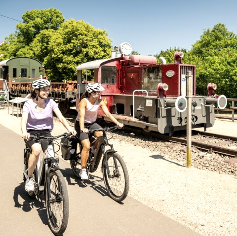 Railroad museum in Pronsfeld on the Eifel-Ardennes cycle path, © Eifel Tourismus GmbH, Dominik Ketz