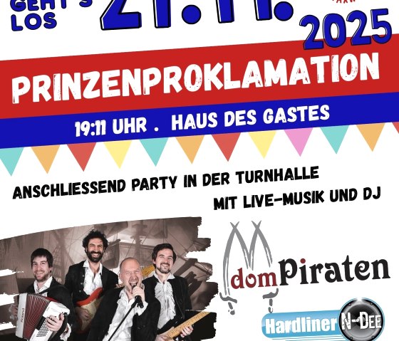 Prinzenproklamation, © KG Waxweiler
