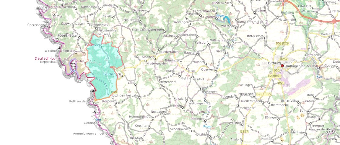 Kernzone 3, &copy; LANIS / GeoBasis-DE / LVermGeoRP