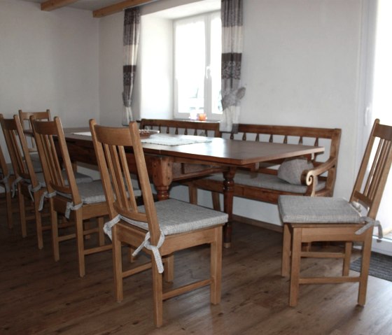 Esszimmer Ferienhaus, &copy; Harald Geimer