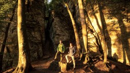 Wanderer vor der Teufelsschlucht, © Eifel Tourismus GmbH