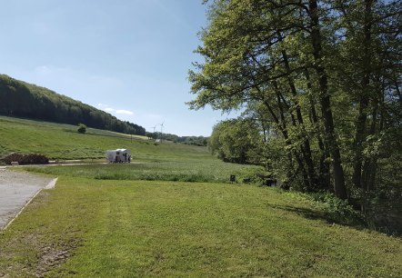 Wohnmobilstellplatz in Enzen, &copy; Karin Elsen