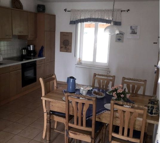 Essplatz Ferienwohnung Heuboden, &copy; Ferienhof Streit