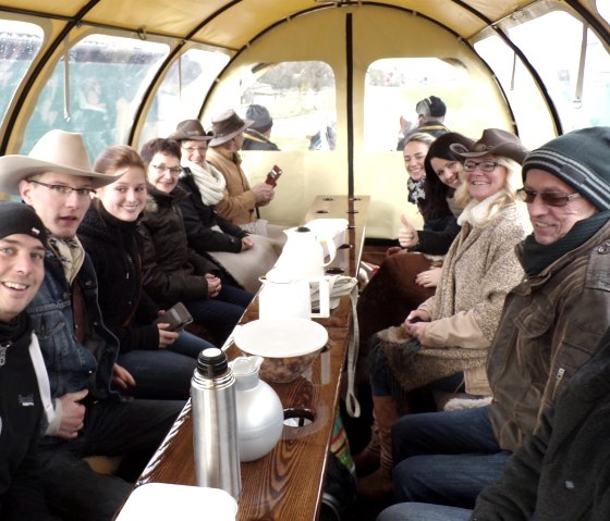 Planwagenfahrt, &copy; River Ranch / Kristina Bachmann