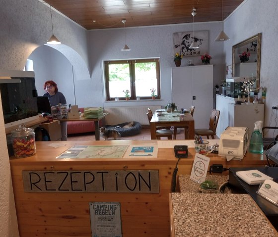 Rezeption, &copy; Camping alter Bahnhof