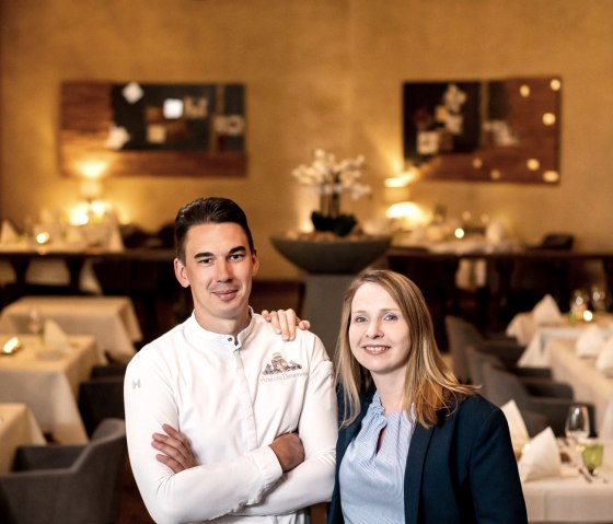 Sebastian und Sandra Poss - die Gastgeber, &copy; Schloss Niederweis