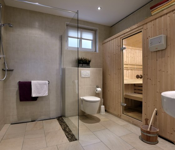 Ferienhof P&uuml;tz - Fewo Bauerngarten mit Sauna