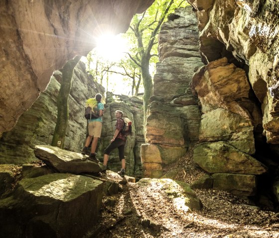 Felsenweg 3: Mandrack Passage im NaturWanderPark delux, &copy; Eifel Tourismus GmbH, D. Ketz