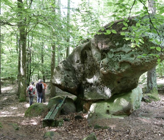 Nach der Rast am "Opferaltar", &copy; Felsenland S&uuml;deifel Tourismus GmbH, Elke Wagner