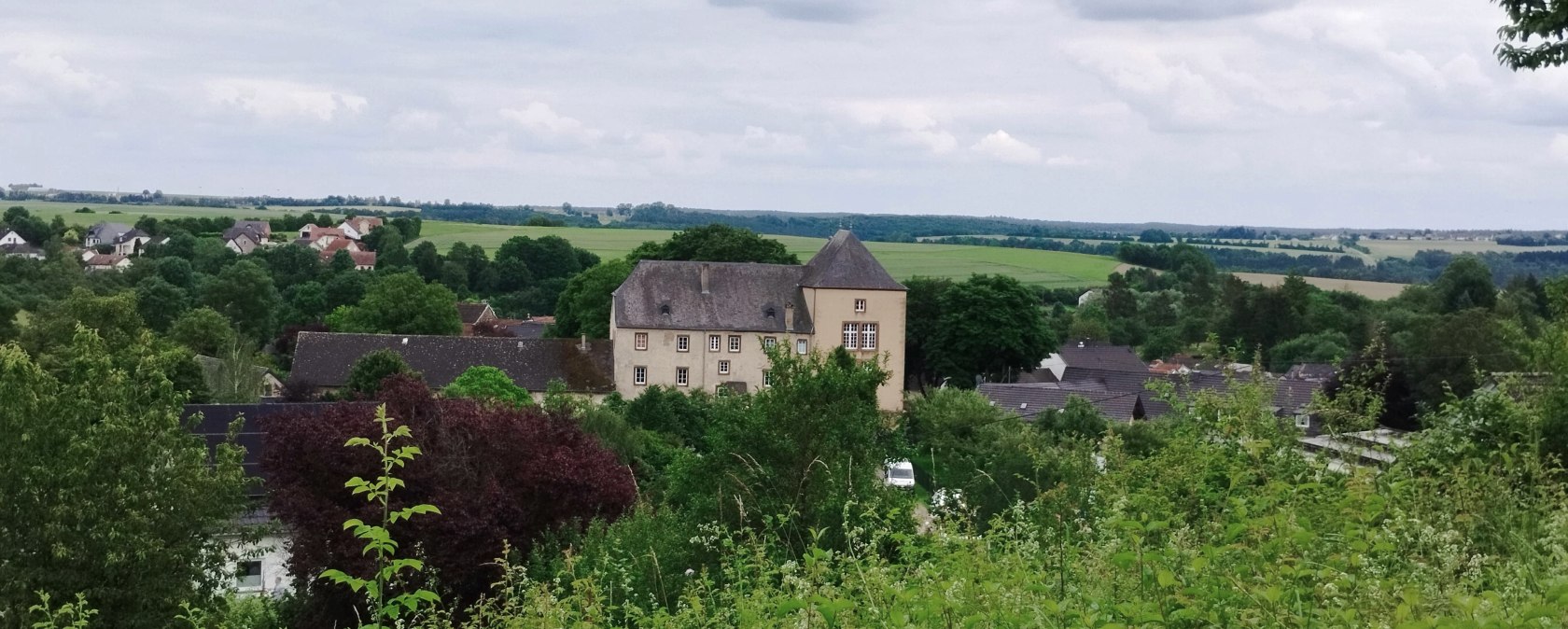 Blick auf Burg Dudeldorf, © TI Bitburger Land