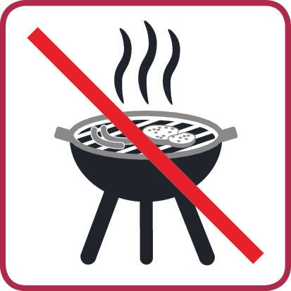 Grillen verboten