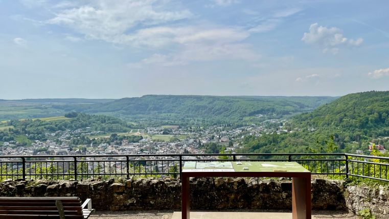 Aussichtspunkt Liboriuskapelle mit Tastmodell