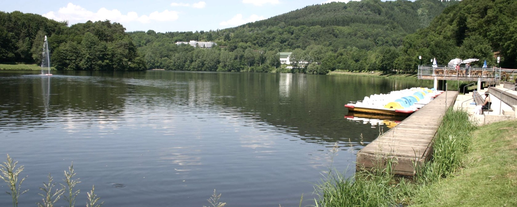 Stausee mit Bootverleih, &copy; Tourist-Information Bitburger Land